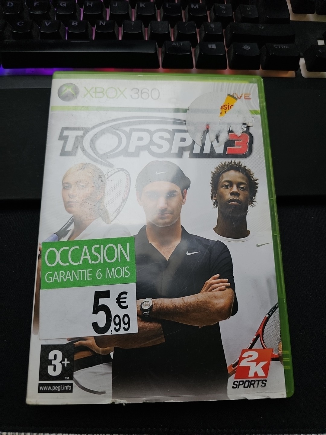 JEUX XBOX 360 - TOP SPIN 3