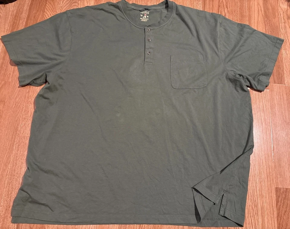 Мужская футболка пуловер с коротким рукавом Red Head Co. 4XL охотничий хлопок оливковый цвет - Изображение 2 из 4