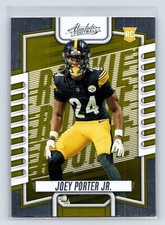 Joey Porter Jr. Rookie 2023 Panini Absolute #163 Pittsburgh Steelers RC 3-18
