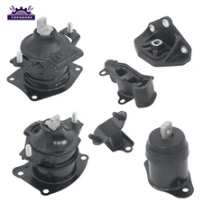 6X Motor Mounts Set A4527HY A4526HY A4525 For Honda Accord 3.0L V6 2003-2007