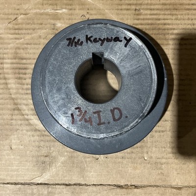  MAGNALOY MODEL 600 1 3/4  ID X 7/16 Key COUPLING HUB, Used, Free Shipping 