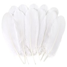 150pcs 57 Inches Natural Goose Feathers Bulk DIY Crafts Feathers for Wedding ...