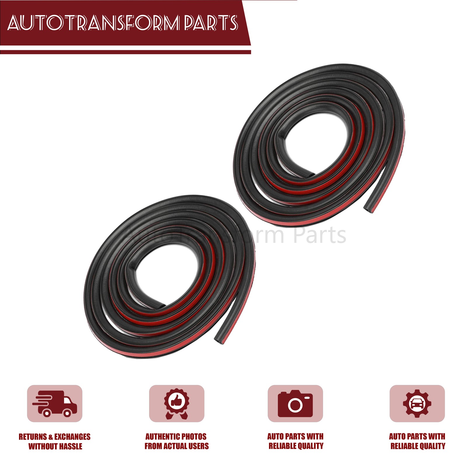 2x Front & Rear Door Weatherstrip Seal For Mercedes-Benz W166 GL-Class C204 US