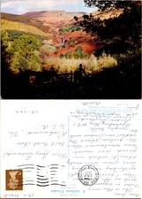 J Arthur Dixon Postcard South Wales Waterfall Valley Scenic Postmarked 1972 Used
