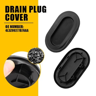 1PCS NEW For 1997-2023 Ford F150 Truck Bed Front Oval Plug Drain Cover