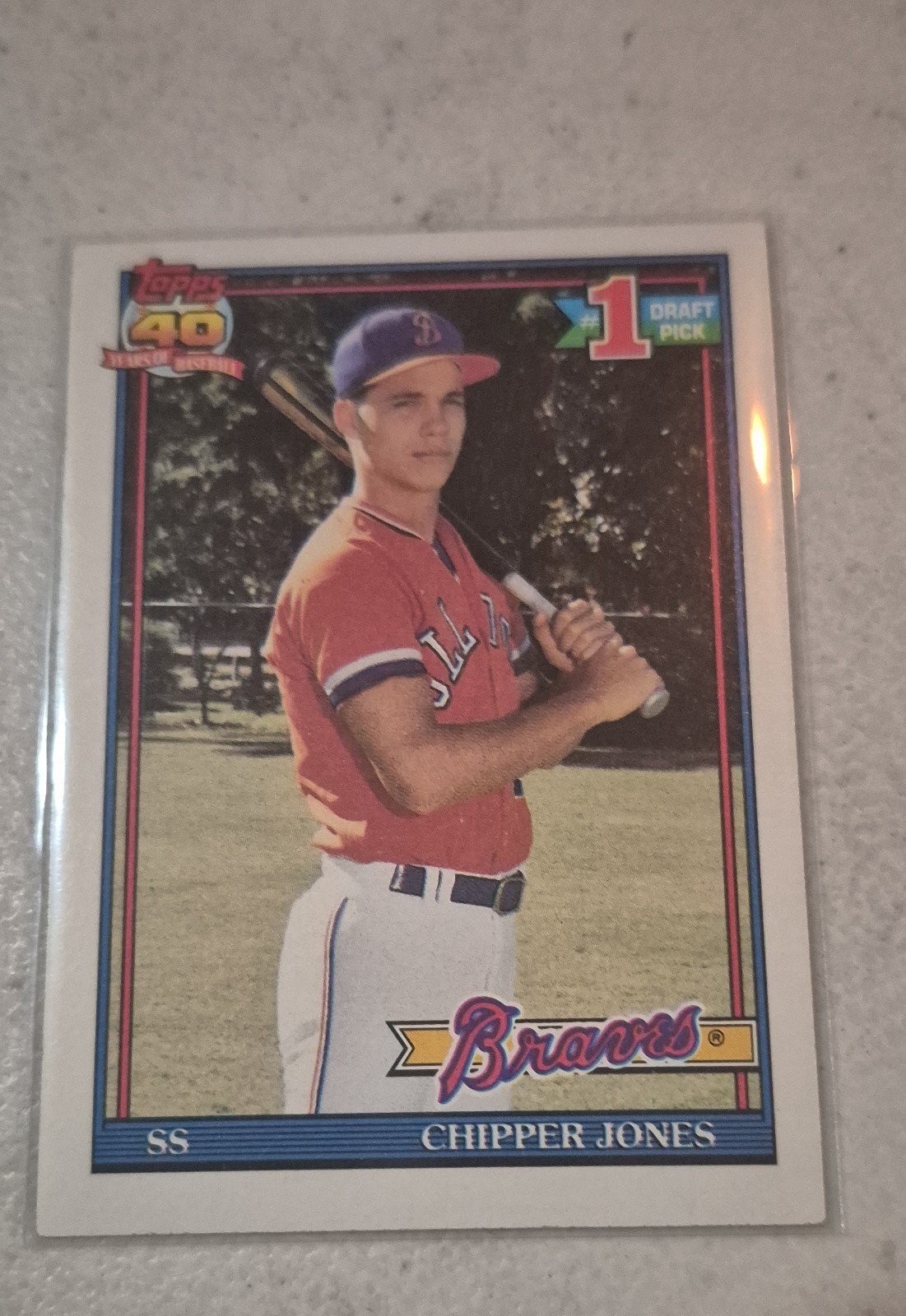 1991 Topps - Chipper Jones #333 (RC)