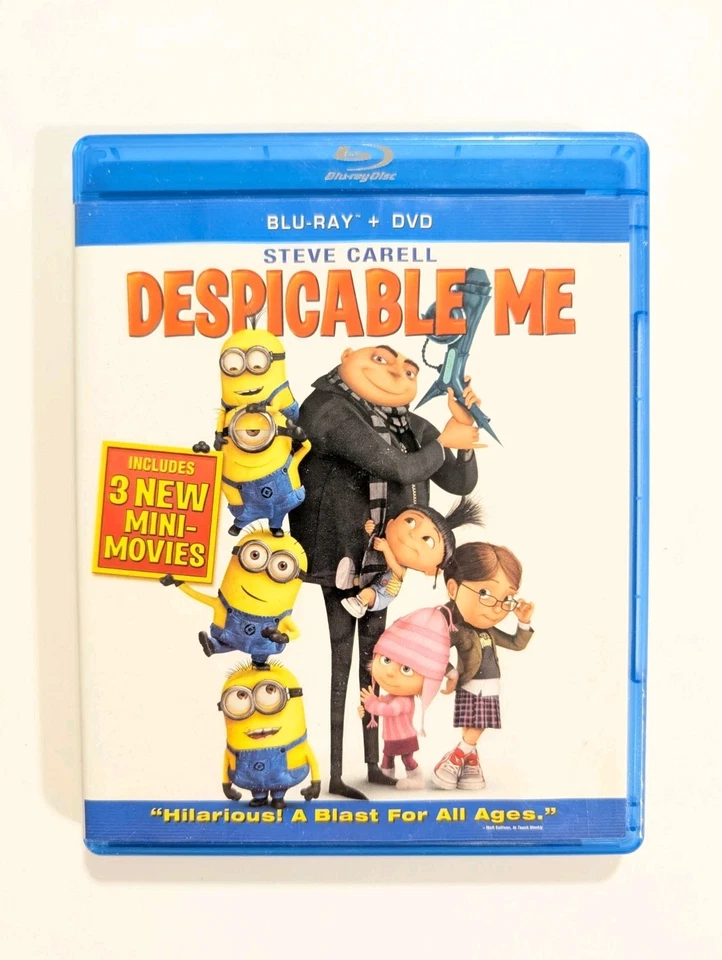 Despicable Me / Despicable Me 2 / Minions Blu-Ray/DVD Lot of 3 DreamWorks - Image 3 of 4