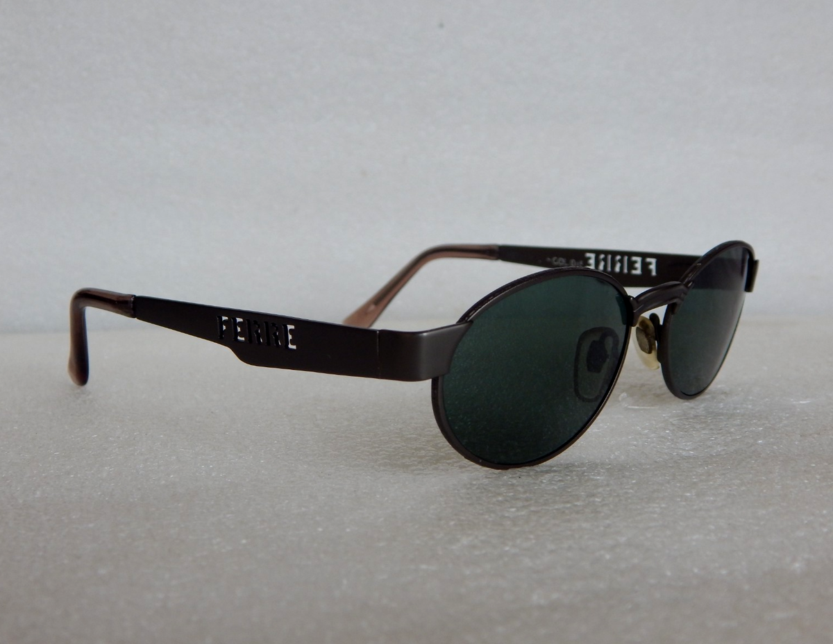 Vintage GIAN FRANCO FERRE made in Italy Gun Metal frame Men's