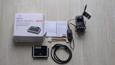 Renkforce USB 2.0 zu IDE/SATA Adapter   Neu & unbenutzt   für 2,5''/3,5'' HDD/SSD