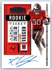 2020 Panini Contenders Optic #128 Ke'Shawn Vaughn Rookie RC RT ON CARD AUTO
