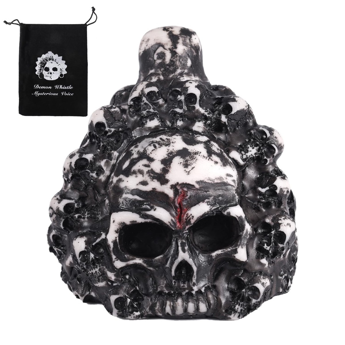 Aztec Death Whistle, Skull Authentic Whistle of Loudest Human