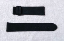 INVICTA GENUINE SOFT LEATHER 20 MM BLACK WRISTWATCH WATCH STRAP NO BUCKLE NEW