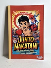 Junto Nakatani Signed Book The Rising Dragon Of Boxing PSA AP90806