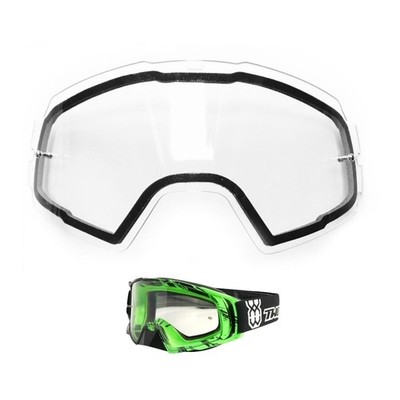 TWO-X Rocket Doppel MX Brillenglas Crossbrille Doppelglas klar Antifog