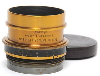 Vintage 2 x Taylor Hobson Cooke Lens Series III 4 ¼ x 3 ¼ Eq Focus 5,06 in ca.