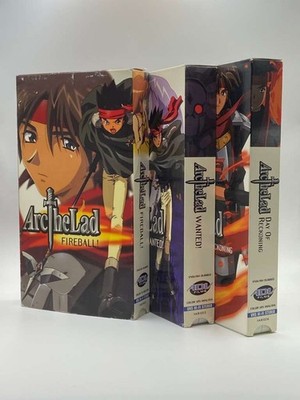 終ノ空　DVD VHS Arc the Lad Anime VHS Lot (3 Tapes, 2001) DUB — Vintage OOP ADV