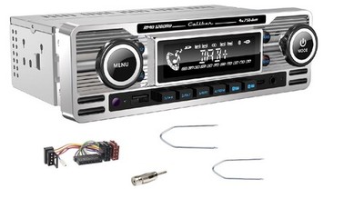 Caliber Retro DAB+ USB Bluetooth Radio Chrome for Mercedes E-Class W124 S-Class