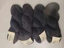 NEW CASCADE YARN  baby alpaca chunky color #553 black 100gr/ 108 yard