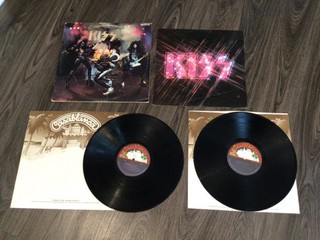 💥KISS 1975 ALIVE! Record/Vinyl w/BOOKLET Blue Label Casablanca ACE FREHLEY💥
