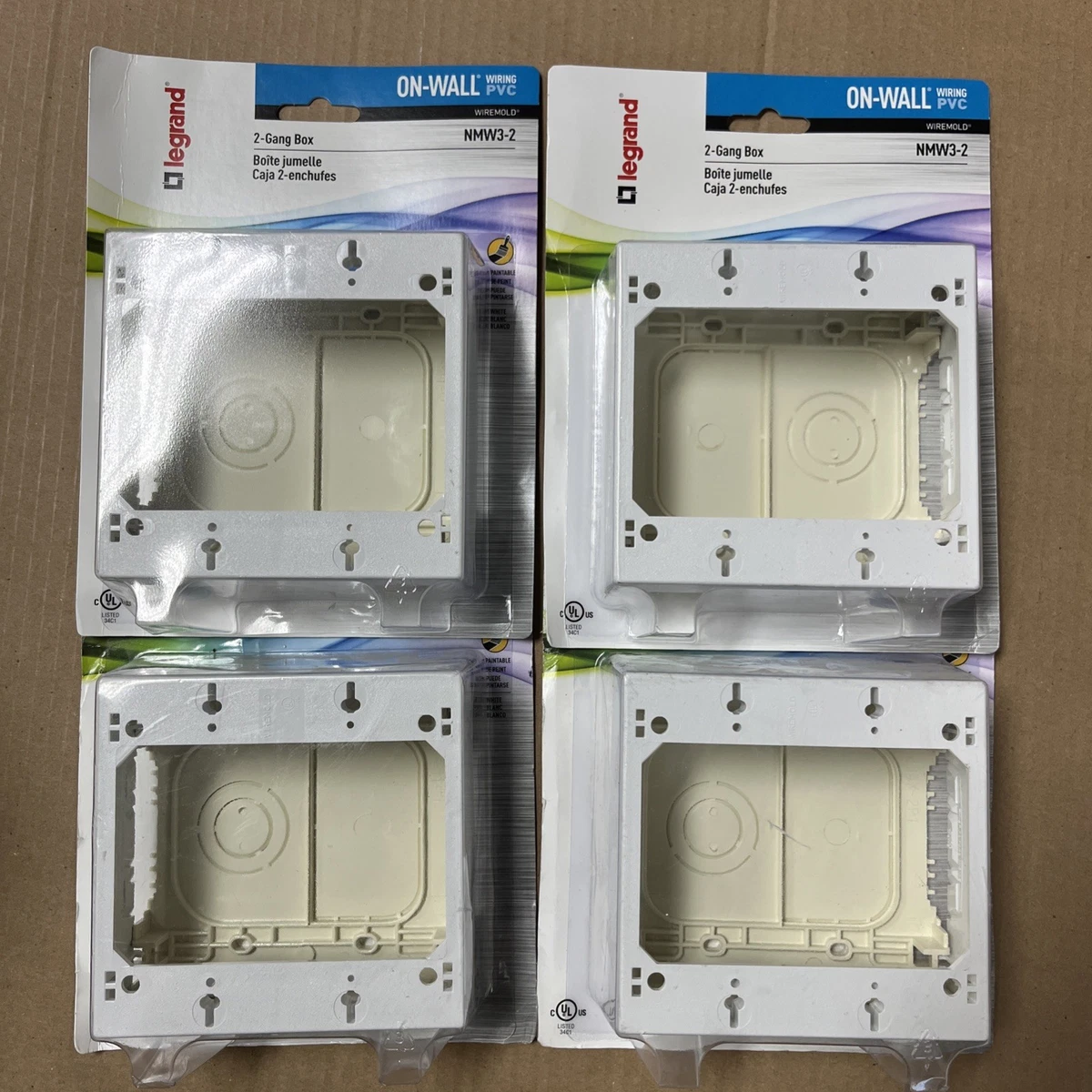 Wiremold 5507D-G Non-Metallic Duplex Faceplate FNFP Wiremold 5507D-G Non-Metallic Duplex Faceplate FNFP
