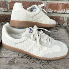 BACK 70 Sneakers Shoes Iuta Beige Woven/Suede Women’s 41 / 9.5-10 Streetwear NEW