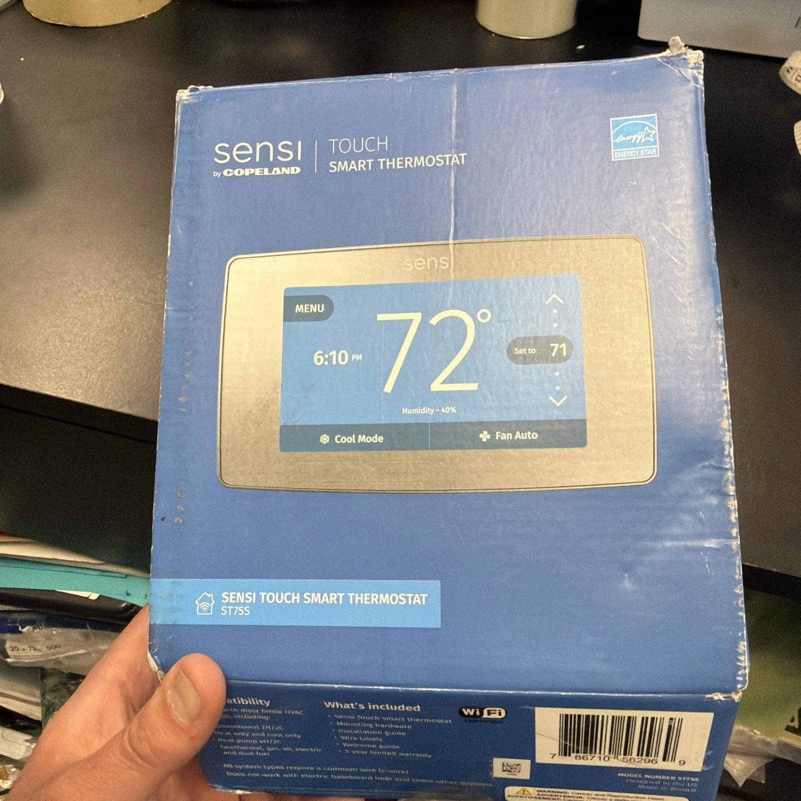 Sensi Touch 7-day Programmable Wi-Fi Smart Thermostat with Touchscreen
Opens in a new window or tab