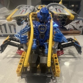 LEGO BIONICLE Jetrax T6 8942 Mistika Complete Set Blue Yellow Gray 2008