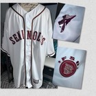 Vtg Florida State Seminoles Fsu Colosseum College Baseball stitched Jersey *Xxl*