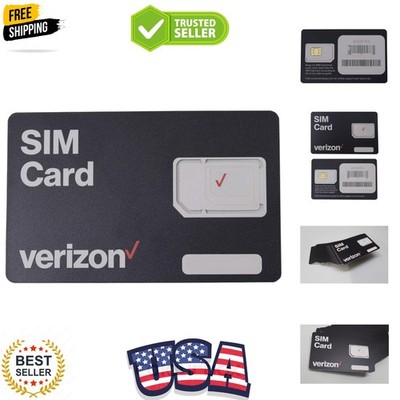 Wireless 4G LTE SIM Card - All 3 Sizes 3-in-1, Nano/Micro/Standard Sizes 4FF ...