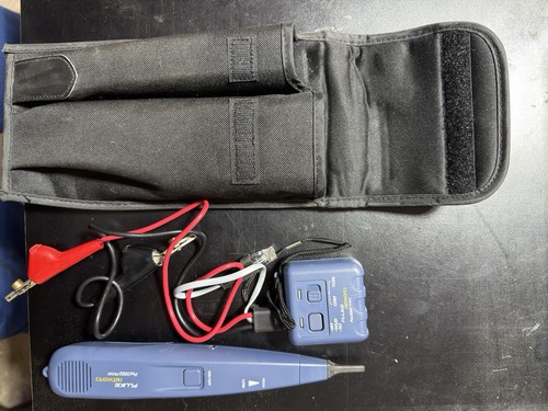 Fluke Networks PRO3000 Tone & Probe Kit with Case, Test Leads and Pouch