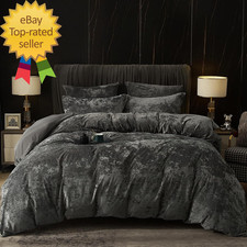 Truly Velvet Duvet Cover Set King Size 3Pcs Ultra Soft Breathable Comforter