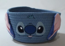 Disney Lilo & Stitch Character Soft Coiled Storage Basket NC3 Blue One Size