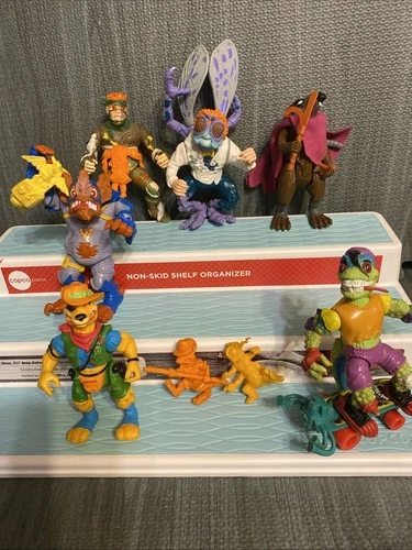 LOT OF 9 TMNT Action Figures Vintage - Missing Accessories