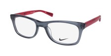 NEW NIKE 5538 GLASSES PLASTIC SQUARE CHILDRENS-UNISEX GRAY 46-17-130 FULL-RIM