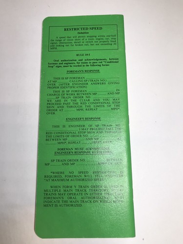 1984 Fahrplan 5 Los Angeles & San Joaquin Division Südpazifik - Bild 3 von 5