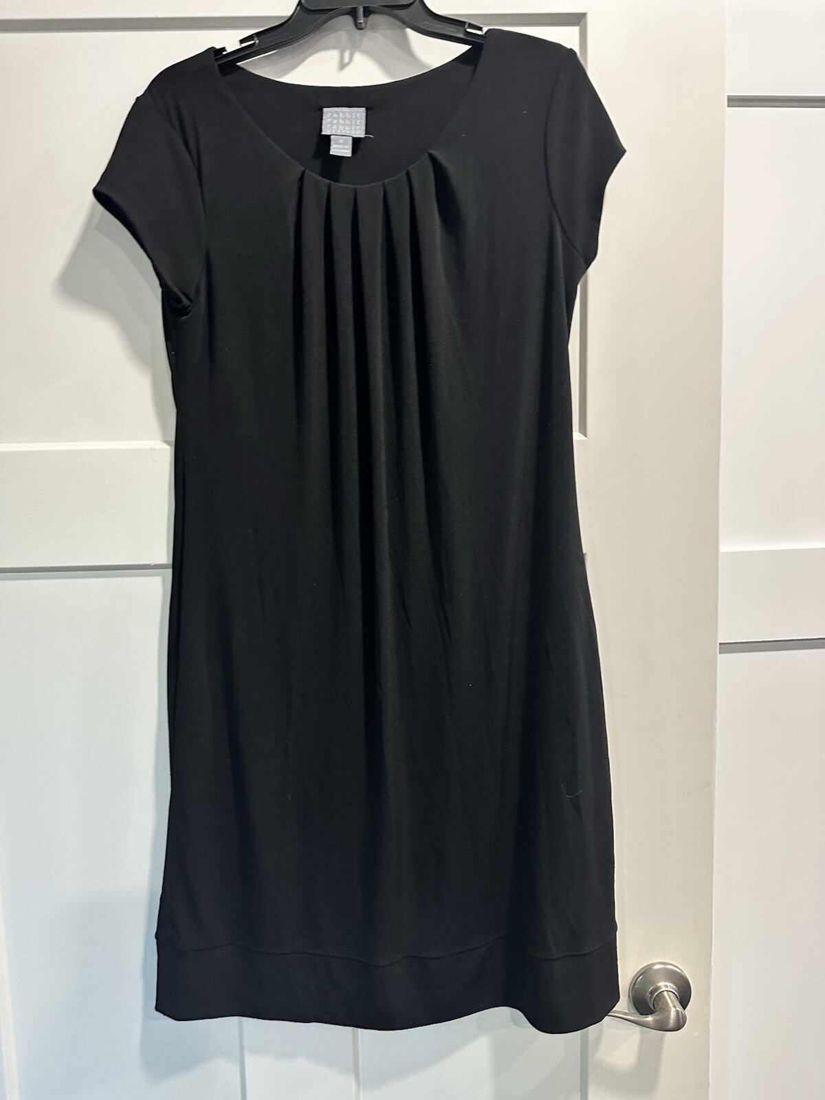 Rabbit Rabbit Rabbit Designs Black basic Dress Si… - image 1