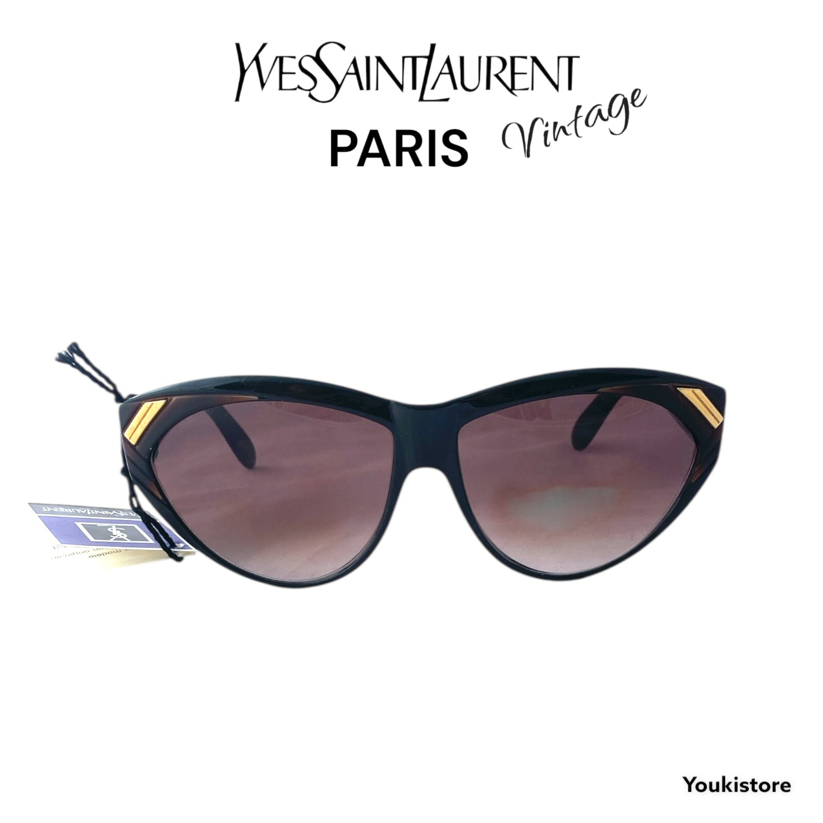 YVES SAINT LAURENT PARIS "SAINT SULPICE" 8985 1 Y77 RARE VINTAGE 80s M.in FRANCE
