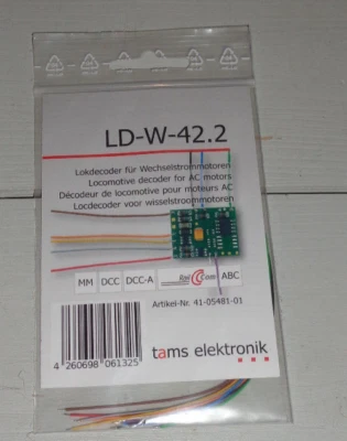 TAMS ELEKTRONIK Tams LD-W-42.2 41-05481-01 Lokdecoder mit Kabel MM/DCC