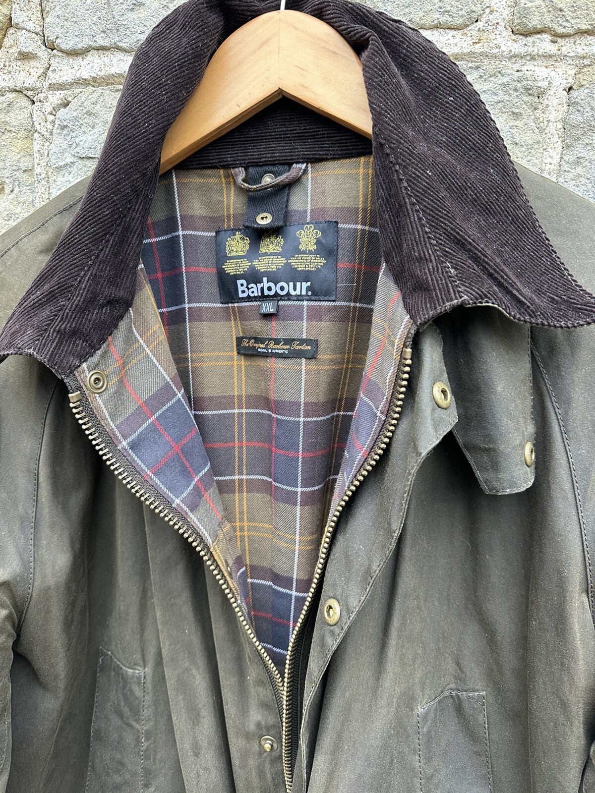 Men's Barbour jacket green. Excellent Condition. XXL RRP new at £220