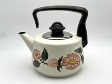 Villeroy & Boch Wasserkessel Asta Fissler Wildrose  Emaille vintage Teekessel
