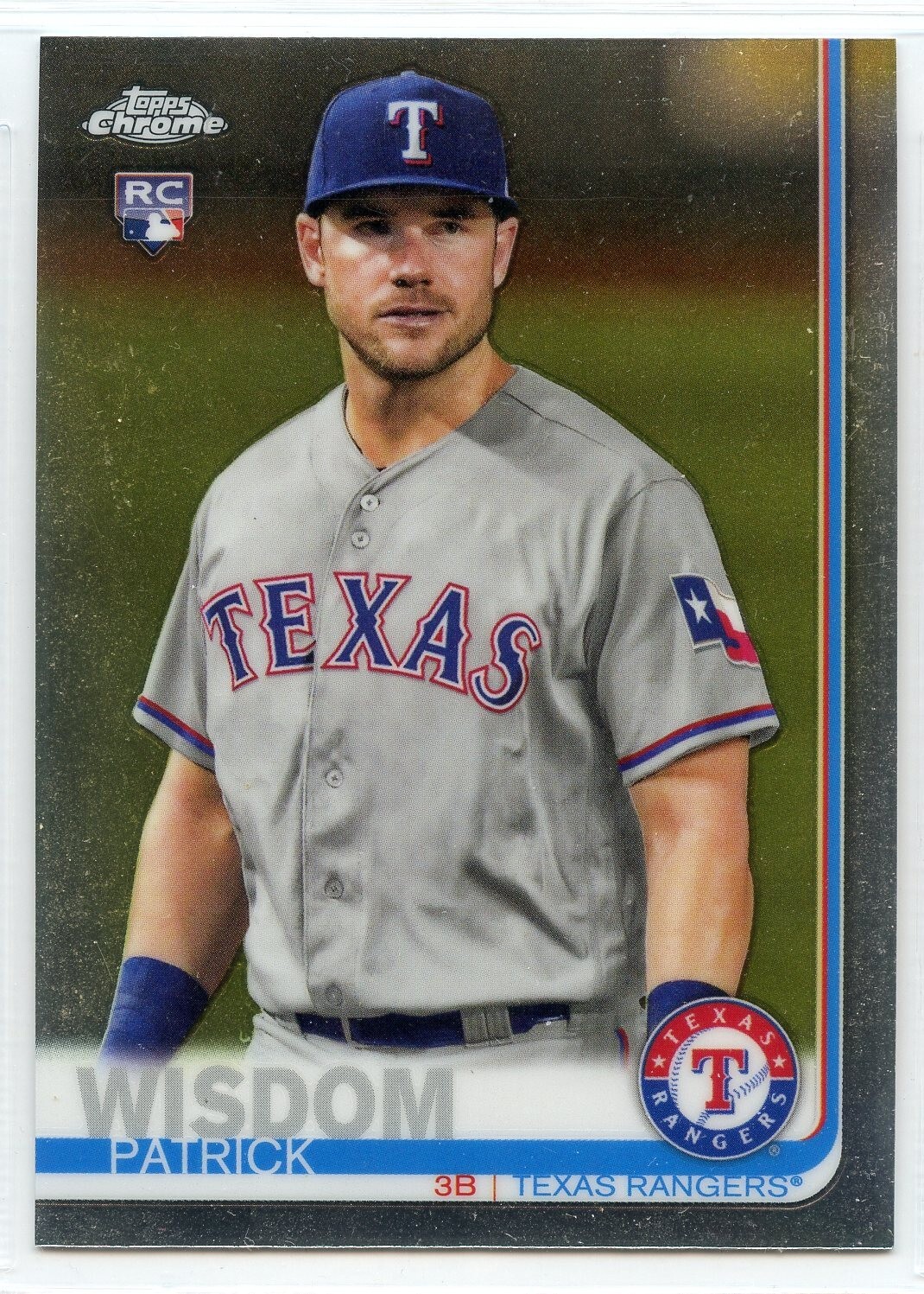 2019 Topps Chrome Baseball - Rookie - #146 - Patrick Wisdom - Texas Rangers