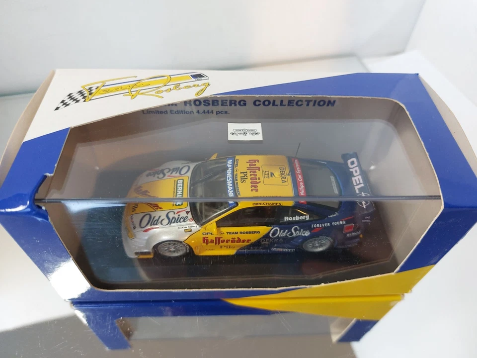 Minichamps Opel Calibra DTM Team Rosberg 1995 in scatola 1:43 - Immagine 2 di 4