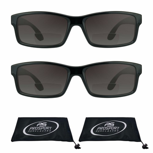 Gafas de sol de lectura bifocales tintadas marco rectangular de plástico lectores bifocales unisex - Imagen 12 de 13