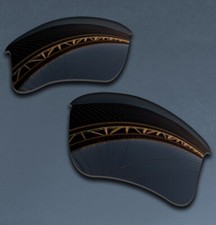 POLARIZED Replacement Lenses for Oakley Flak Jacket XLJ Asian Fit Sunglass 63mm