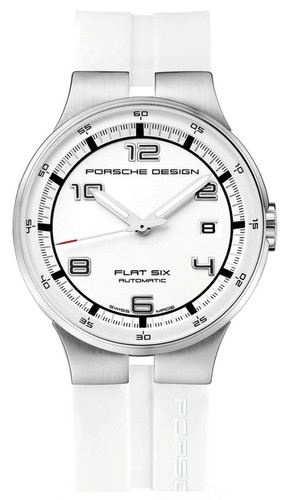 Orologio PORSCHE DESIGN FLAT SIX WHITE RUBBER migliore MODA LUSSO  6351.41.64.1256 | eBay