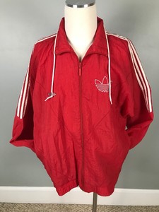 mens red adidas jacket
