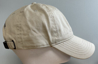 Ralph Lauren Polo Hat Cap Strapback Beige Navy Small Pony  display picture 2