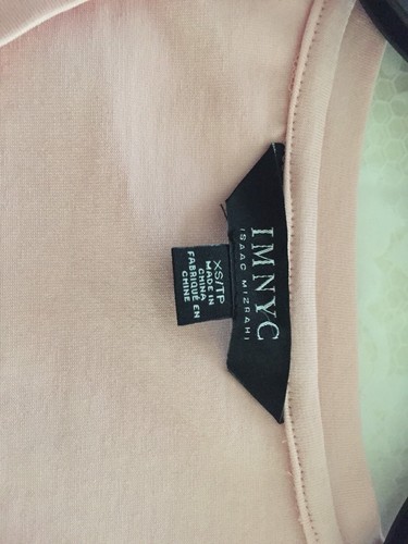 ISAAC MIZRAHI IMNYC MUJER TOP ROSA SUAVE TALLA XS - Imagen 3 de 5
