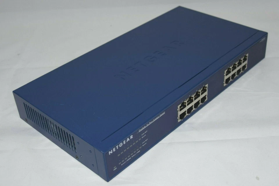 NETGEAR Prosafe 16-Port Gigabit Switch  JGS516-200EUS v2 10/100/1000 Mbps  - Bild 2 von 4