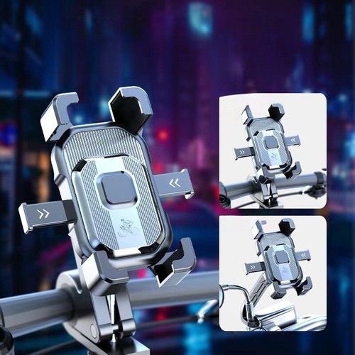 Support Téléphone Portable Antichoc Rotation 360° Installer pour Moto Vélo Vélo - Photo 4 sur 15